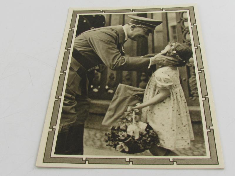 Postcard : Adolf Hitler with Child