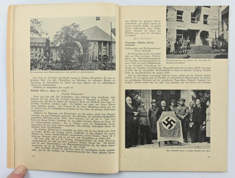 German Third Reich Era Booklet 'Stenografenschaft' 1936