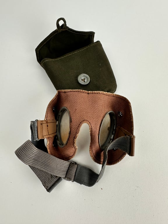 Wehrmacht leather Dust Goggles