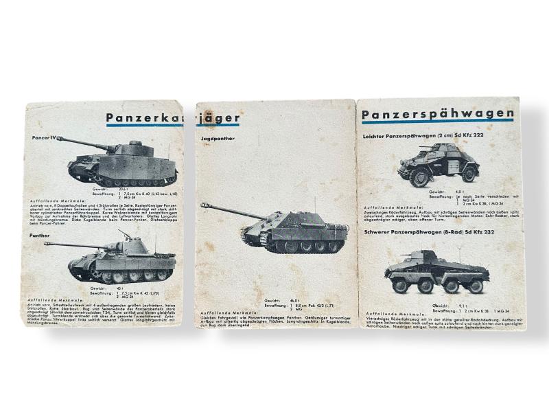 Recognition cards 'Panzer-Erkennungstafel'