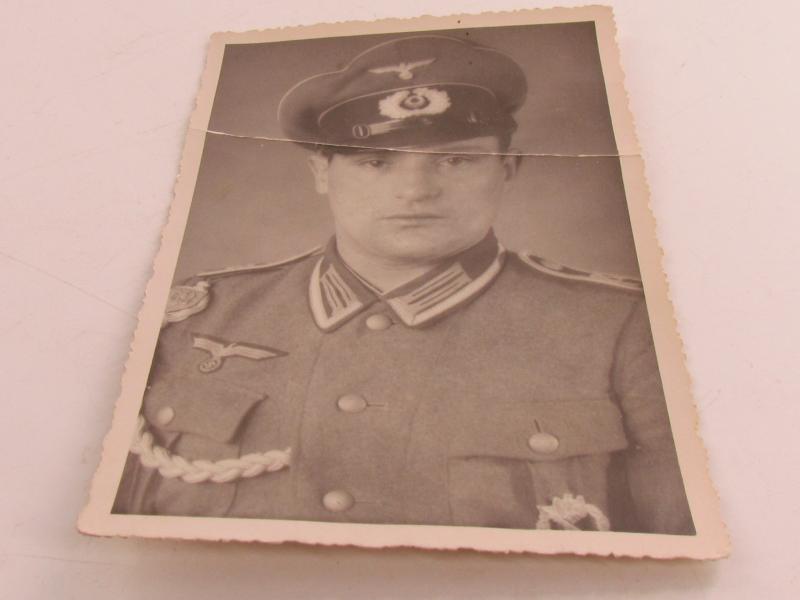 Portrait Photo of a Wehrmacht Soldier