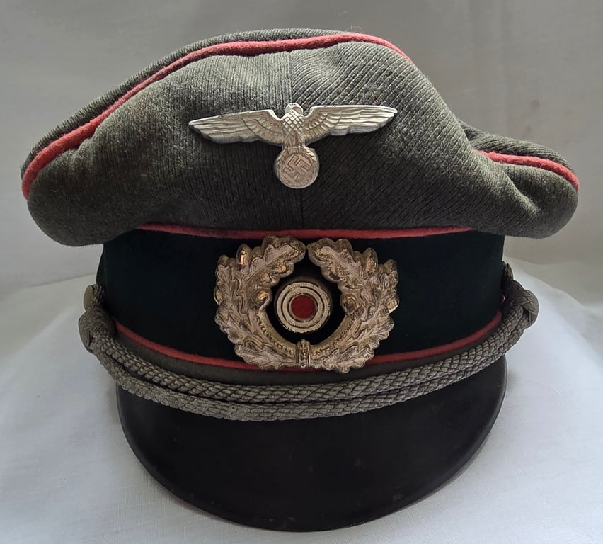 WH Panzer Officers Schirmmütze (Visor) cap