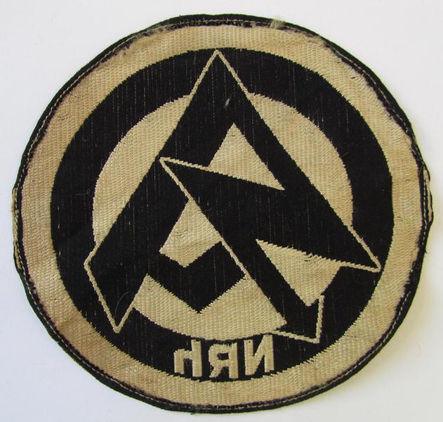 Very nice - and scarcely encountered! - SA (ie. 'Sturmabteilungen') 'BeVo'-woven sport-shirt insignia (of the third ie. final type-) as intended for - and worn by! - a member within the 'Gruppe Niederrhein' (NRh) - nice condition!