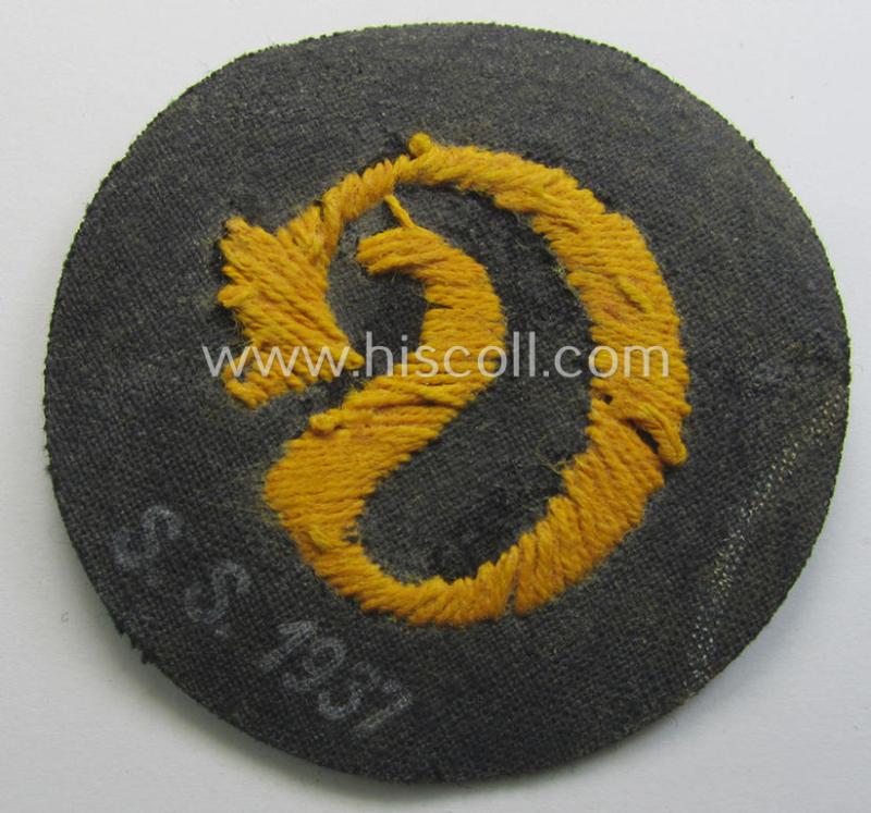 WH (Heeres) so-called: trade- and/or special-career arm-insignia (ie. 'Laufbahn- o. Tätigkeitsabzeichen') as intended for a: 'Schirrmeister'