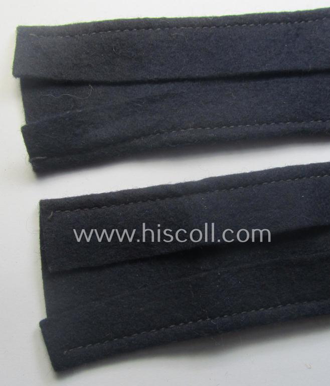 WH (Luftwaffe) cuff-title ie. armband (ie. 'Ärmelstreifen') entitled: 'Geschwader Hindenburg' (being a typical EM- ie. NCO-pattern example that comes in a probably issued albeit still  'virtually mint'- and/or non-shortened, condition)