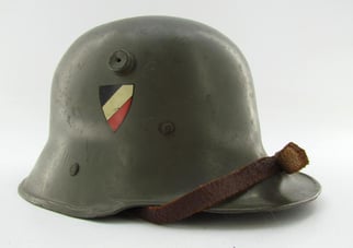 German Third Reich, Child's M1916 double decal helmet...