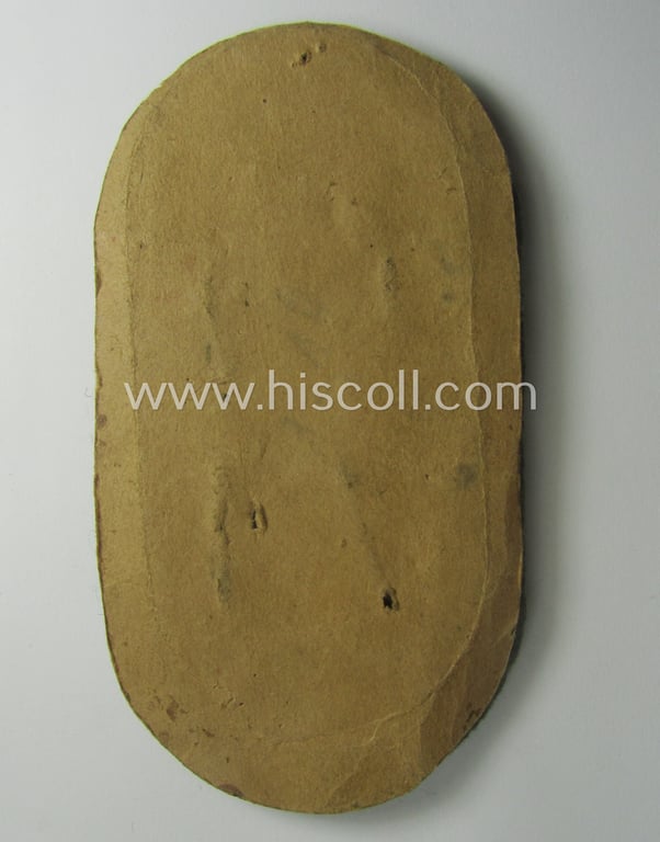 'Virtually mint' - and fully complete! - example of a WH (Heeres) 'Narvik'-campaign-shield as executed in typical: 'Feinzink' (as was presumably produced by the: 'Wilhelm Deumer'-company)