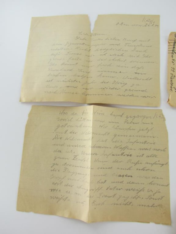 SS Field Post from Soldier to Family...dated 1944