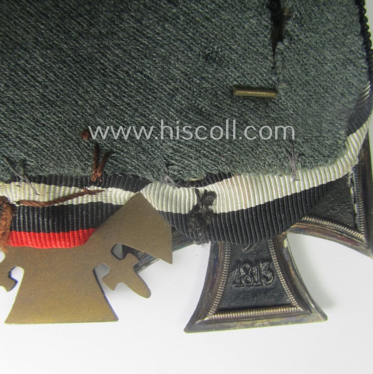 Attractive, 5-pieced 'WWI'- (ie. TR-) related medal-bar (ie. 'Ordenspange')