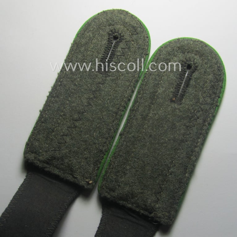 Superb pair of - fully matching! - Waffen-SS NCO-type shoulderstraps: 'SS-Unterscharführer' who served within the: 'Waffen-SS Panzergrenadier-Trpn.'