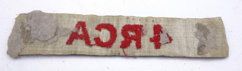 Canadian Shoulder Title " 4th Royal Canadian Artillery"