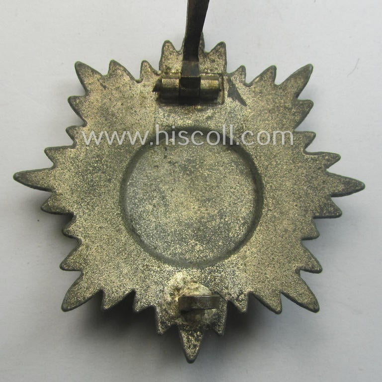 WH-related, so-called: 'Tapferkeitsauszeichnung o. Steckkreuz für Angehörige der Ostvölker, 2. Kl. in Silber mit Schwertern' being a non-maker-marked example that comes stored in its accompanying, period-etui