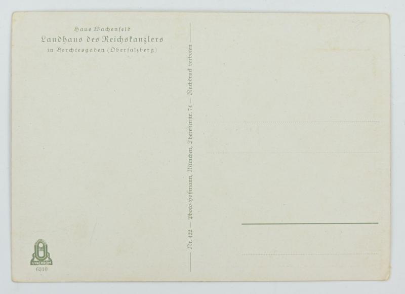 German Third Reich Era Postcard 'Der Berghof'