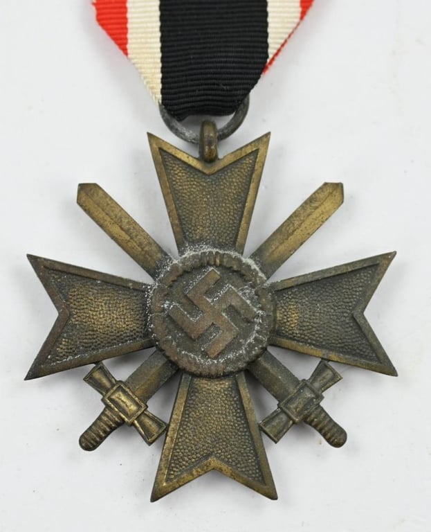 German WW2 War merit Cross 2nd Class with Swords and Pouch