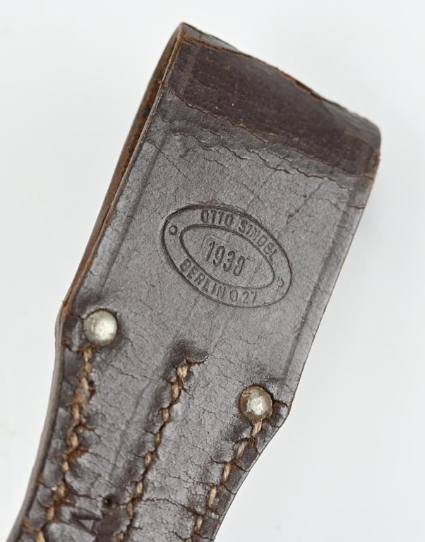 German WH Brown Leather K98 Bayonet Frog