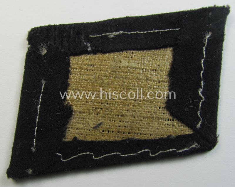 Waffen-SS, so-called: 'RzM-styled', enlisted-mens'- ie. NCO-type collar-tab as was specifically intended for usage by soldiers (ie. NCOs) of the: '18. SS Freiwilligen Panzer Grenadier Division “Horst Wessel”