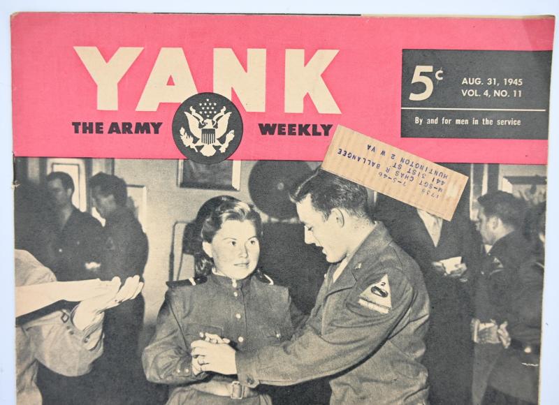 US WW2 Yank Magazine 31 Augustus 1945
