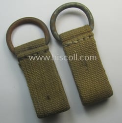 Matching pair of WH (Heeres, LW etc.) greenish-beige-coloured-...
