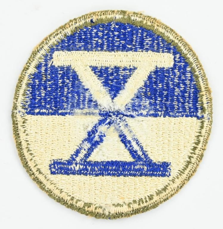 US WW2 10th Army Corps SSI
