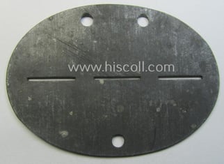 Zinc-based, WH (Heeres) 'Infanterie o. Panzerjäger'-related ID-disc bearing...