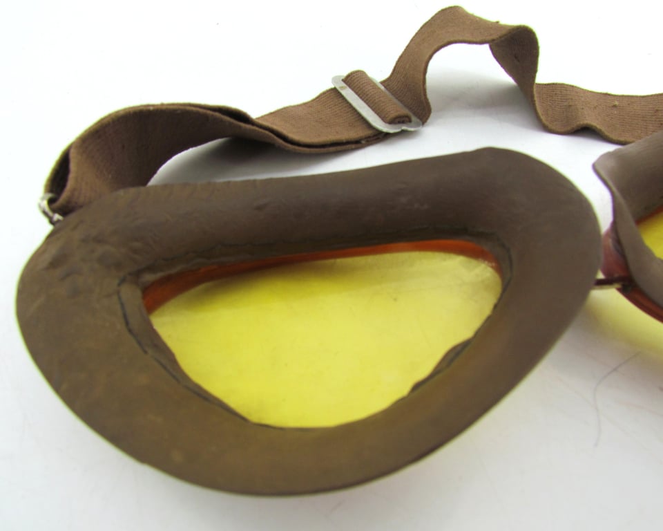 1930s–1940s Motorcycle / Protective Goggles – Kradmelder Style