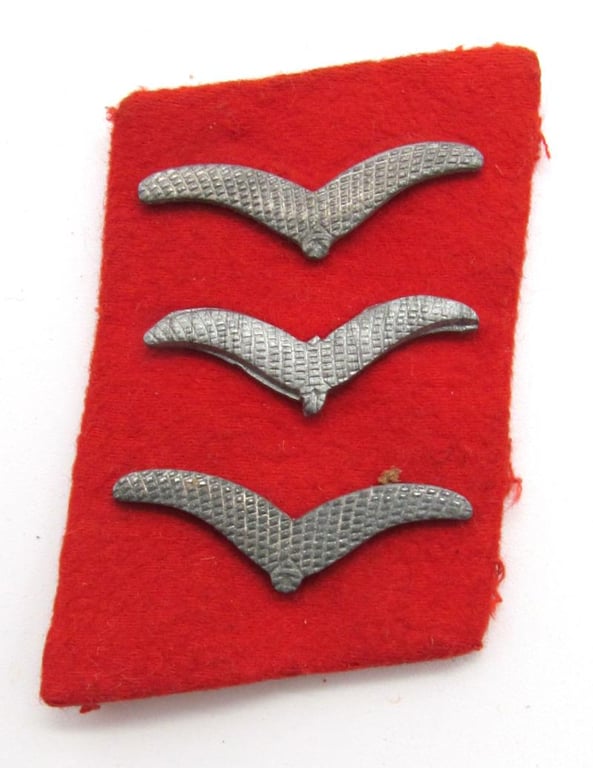 Luftwaffe 'Obergefreiter ' Collar Tabs for anti-aircraft ‘Flak’
