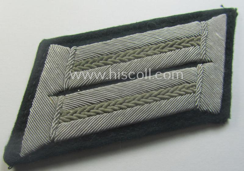 Pair of WH (Heeres) officers'-type collar-patches: 'Offizier der Propaganda-Truppen'