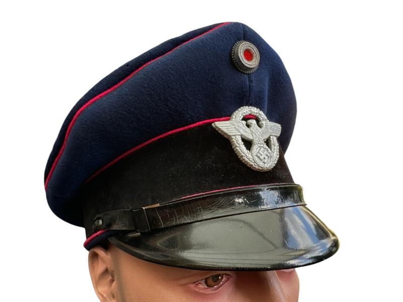 Feuerschutzpolizei ( Fire Police ) EM/NCO Visor Cap