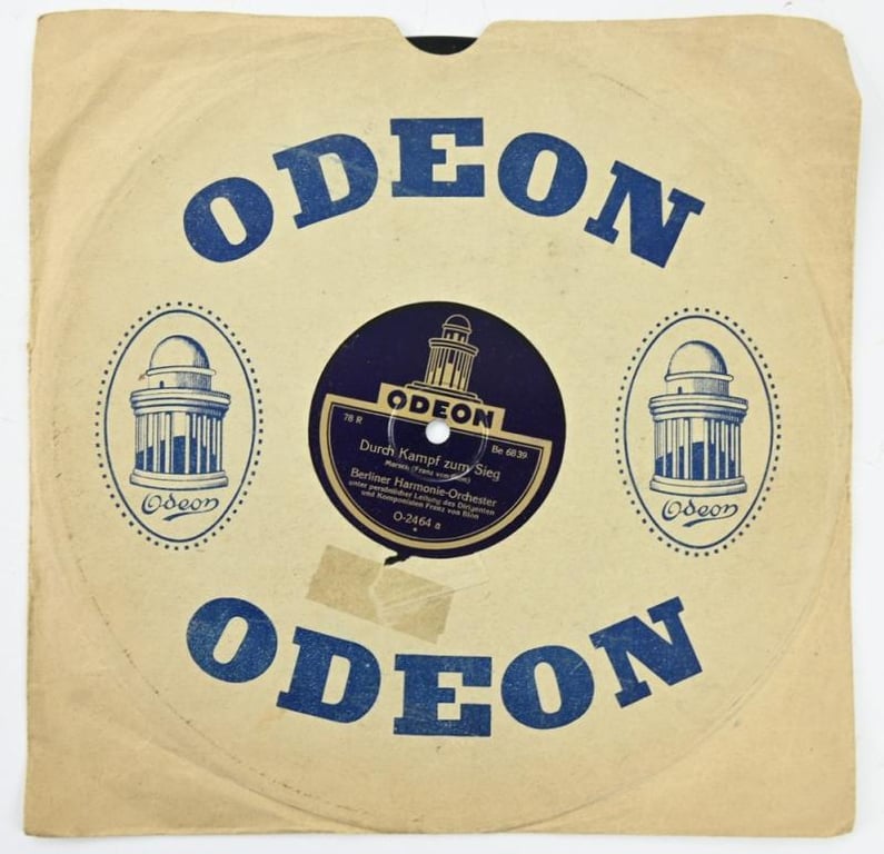 German Third Reich Era Music Record 'Berlin Harmonie-Orchester'