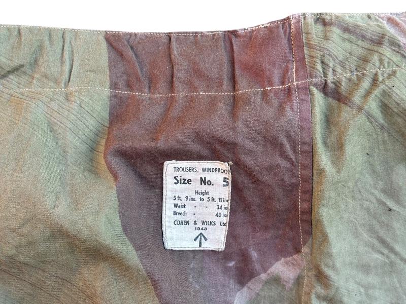 British Windproof Camouflaged Trousers -1943-