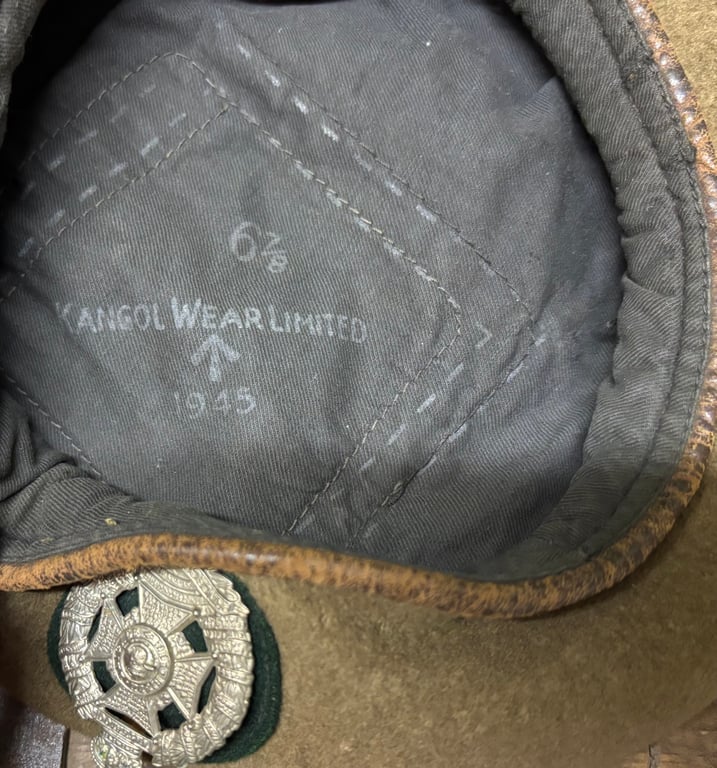 1945 Dated Rifle Brigade Khaki Beret