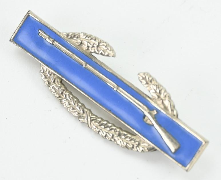 US WW2 Sterling Silver CIB Badge