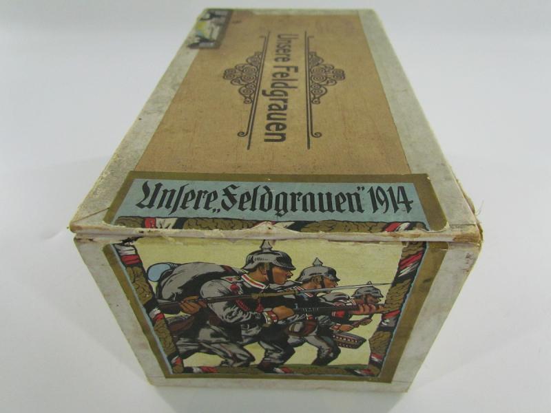 WW1 Unsere Feldgrauen Cigar Box ....Rare !!