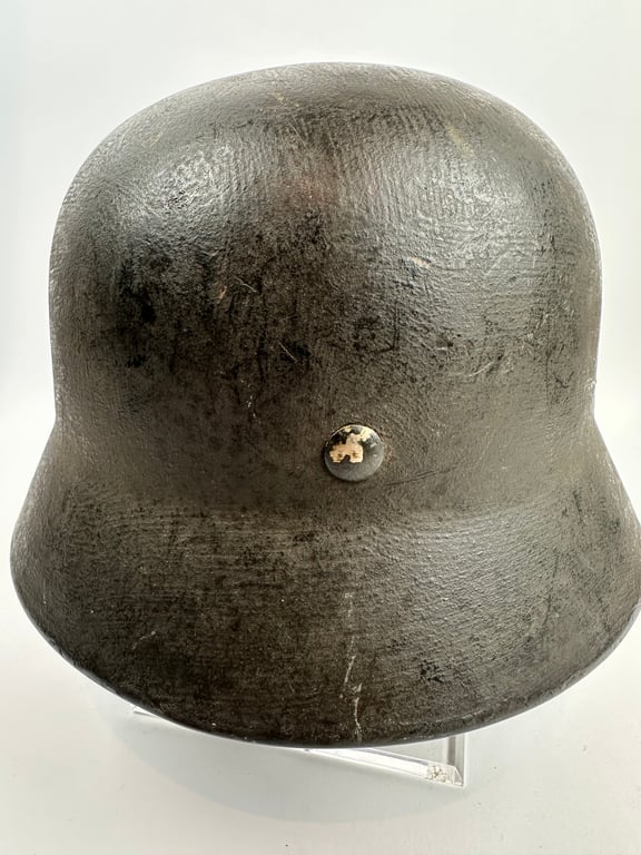 M35 'Re-issued' Ex DD Wehrmacht helmet "Q66" camo