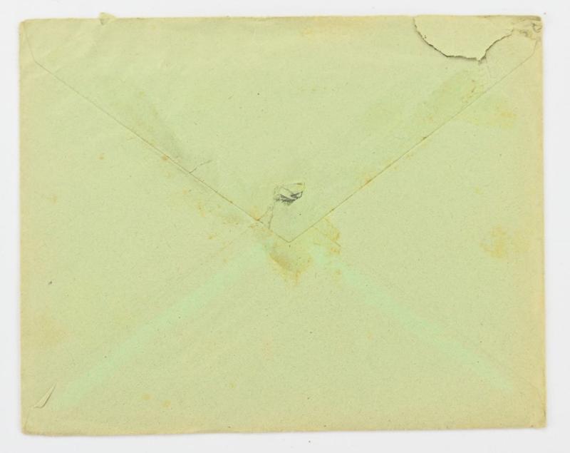German Waffen-SS Feldpost Letter with Envelop