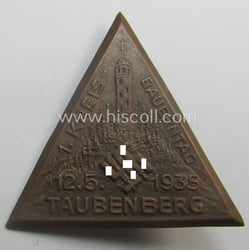 'Reichsnährstand'- (ie. 'RNSt.'-) related day-badge (ie. 'tinnie') as...