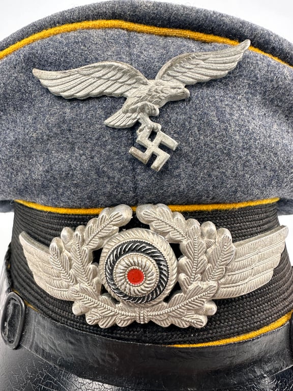 WW2 Luftwaffe Flight Personnel/Fallschirmjäger EM/NCO’s Visor Cap