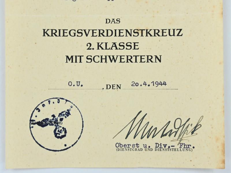 German WH Feldgendarmerie Document Grouping