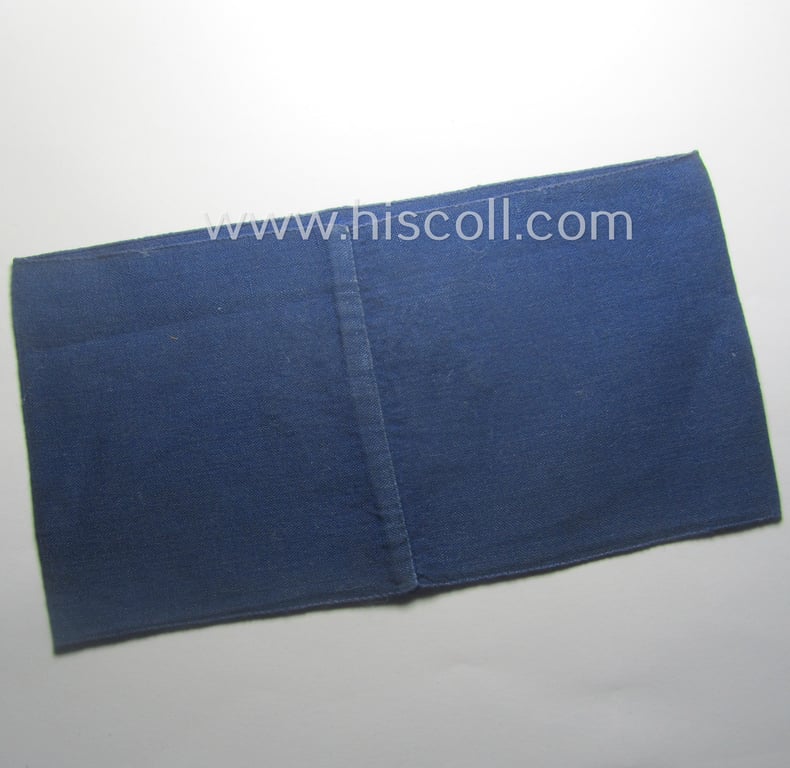 Hardly used, RLB (or: 'Reichsluftschutzbund') 'Amtsträger'-armband depicting the typical 'RLB'-logo (with additinional lettering)