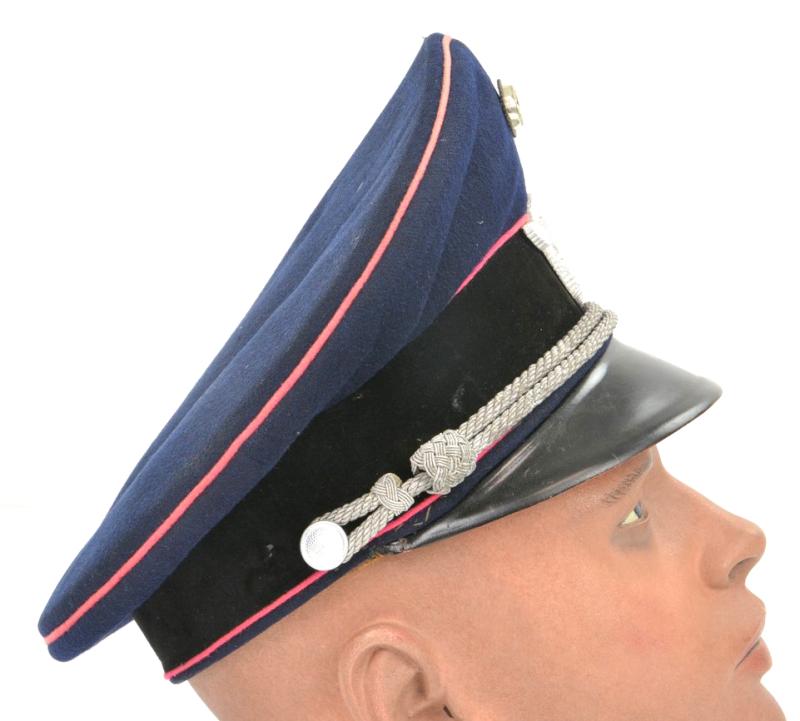 German Fire Police Officer Visor Cap