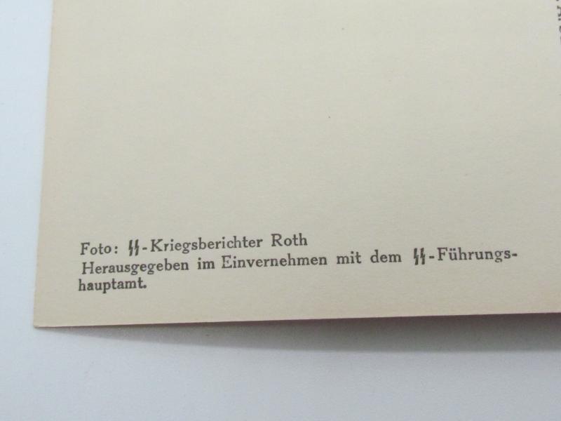 Postcard : Unsere Waffen-SS