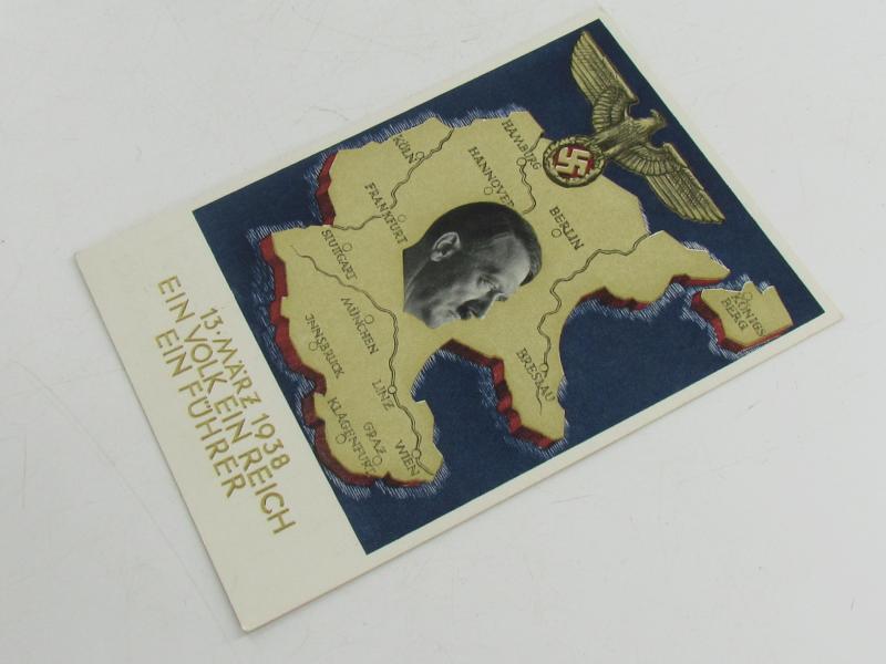 Postcard : 13 März 1938 - Anschluss Austria'