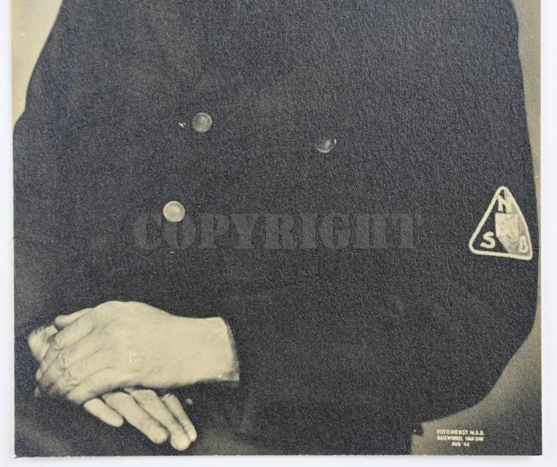 Dutch NSB Postcard 'Anton Mussert'
