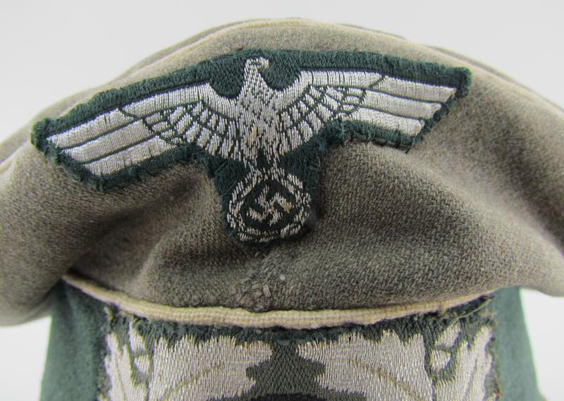 Wehrmacht (Heer) Infantry Officer 'Crusher' Visor Cap