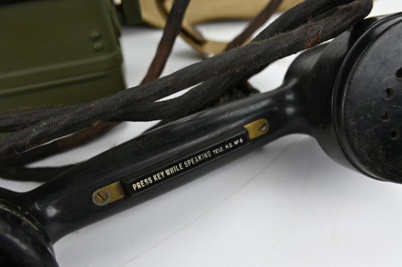 British WW2 Field Telephone Set L MK 1/1 with Carryin strap