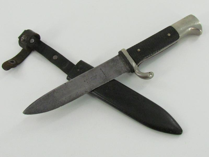 Hitler Youth Dagger by Rudolf Jacobs with Motto