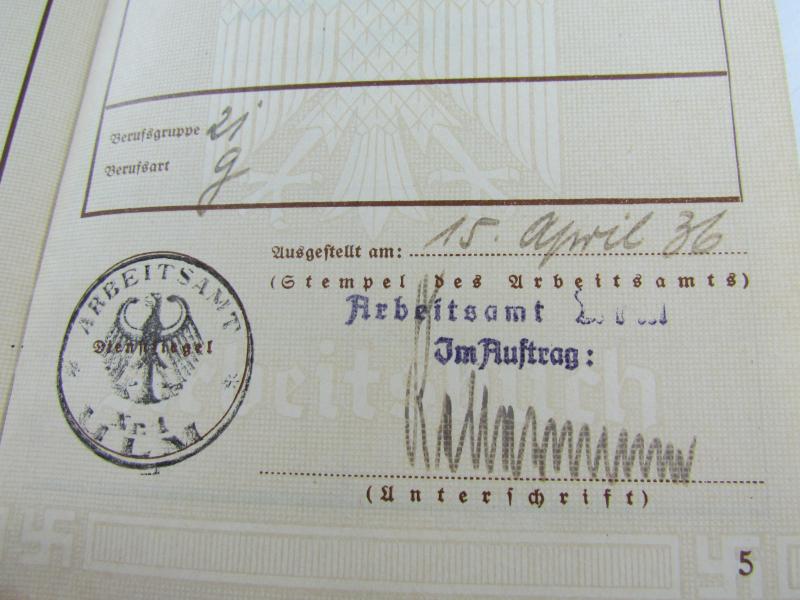 German Arbeitsbuch 1st pattern