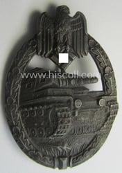 'Panzerkampfabz. in Bronze' (or: bronze-class panzer assault-badge or...