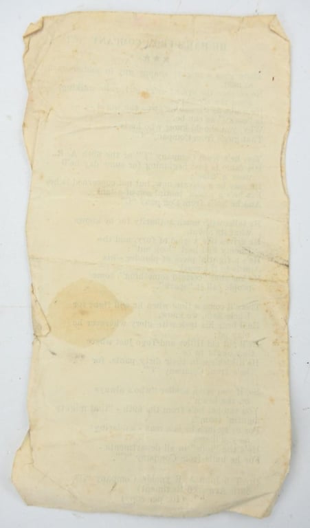 US WW2 69th Armored Regiment Song Leaflet