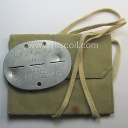 Aluminium-based, WH (Heeres-) signals'- (ie. 'Nachrichten'-) related ID-disc...